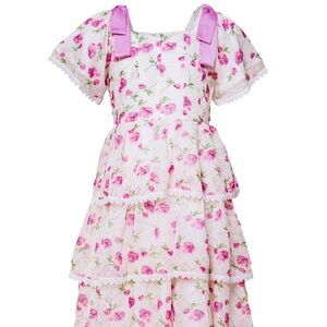 Ivy City Co Pink Floral Maxi Dress